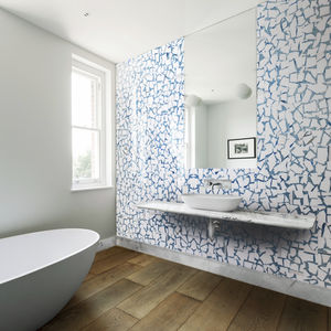 painel decorativo em mármore / de revestimento / para piso / para ambiente interno