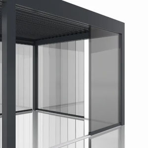 painel de vidro de controle solar