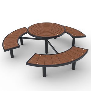 mesa de piquenique contemporânea
