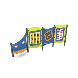 painel de atividades lúdicas em aço galvanizado