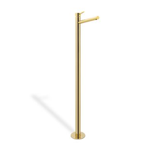 misturador monocomando para banheira / de piso / de latão / 1 orifício