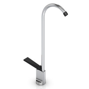 misturador monocomando para bebedouro / em aço inox / para ambiente interno / 1 orifício