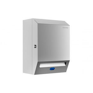 dispenser de papel toalha em aço inoxidável 1