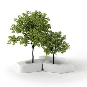 banco para espaço público contemporâneo