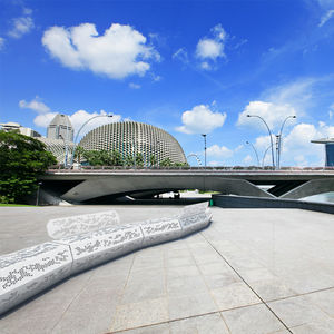 banco para espaço público contemporâneo
