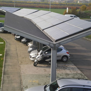cobertura para estacionamento de carros da linha comercial