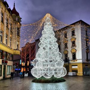 árvore de Natal de fibra de vidro 1