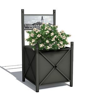 pedestal porta-cartaz de piso