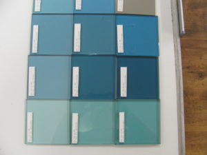 painel de vidro laminado