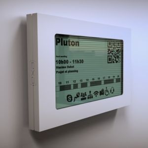 placa de identificação para porta