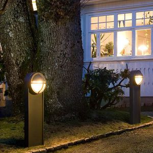 poste balizador de iluminação de jardim 1