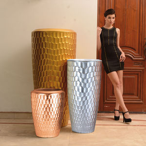 vaso de jardim em material plástico
