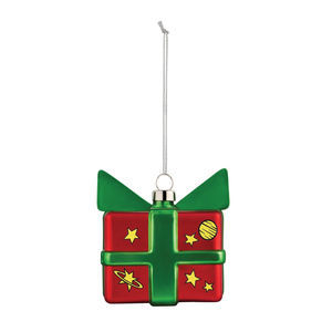 decoração de Natal em vidro soprado