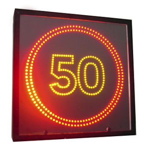 placa de sinalização viária de LED 1