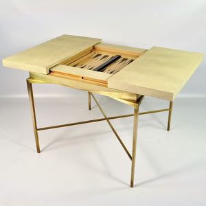 mesa de gamão contemporânea