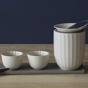 serviço de chá em porcelana