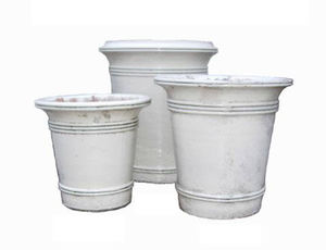 vaso de jardim em terracota