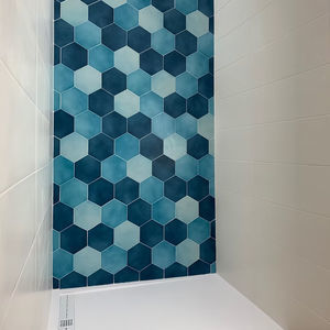 revestimentos hexagonais para ambientes internos