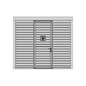 portão basculante para garagem 1