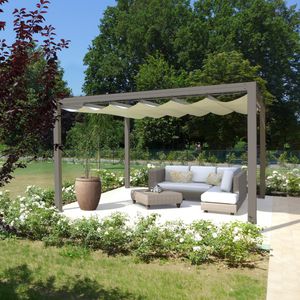 pérgola metálica
