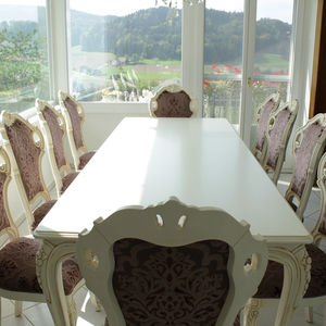 mesa de jantar de estilo francês