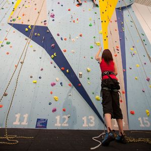 parede de escalada fixa