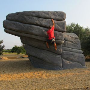 rocha de escalada para parque infantil