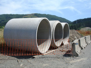 tubo em concreto armado