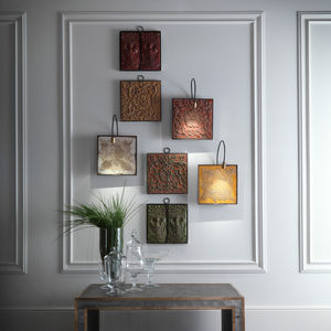 quadro decorativo com padrão floral
