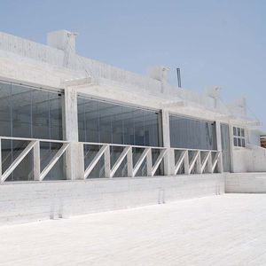 painel de vidro transparente