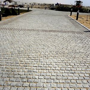 bloco de pavimentação em granito
