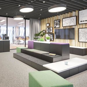 cadeira de auditório contemporânea 1
