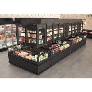 vitrina refrigerada de estante