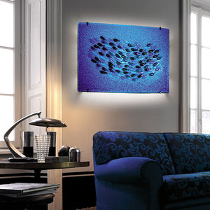 painel decorativo em vidro de Murano 1