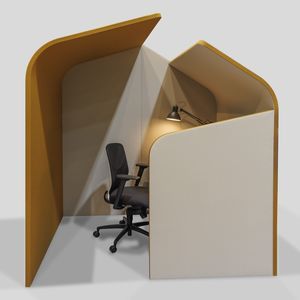 cabine de concentração e privacidade acústica
