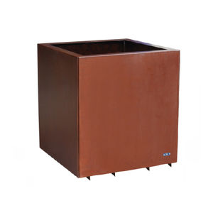 floreira em aço Corten