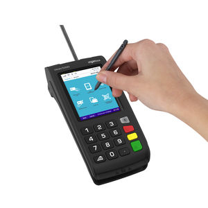 máquina de pagamento com display digital