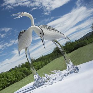 escultura em cristal