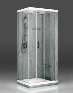 cabine de banho em vidro