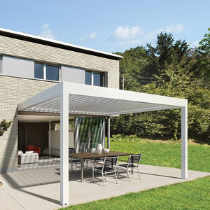 pérgola apoiada em parede