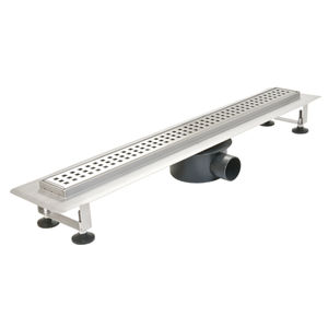 ralo linear de chuveiro em aço inoxidável 1