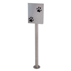 dispensador de sacos coletores de fezes de cão para espaço público