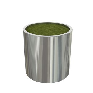vaso de jardim em chapa