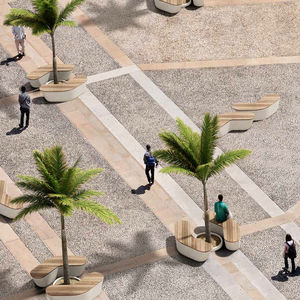 banco para espaço público contemporâneo 1