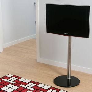 suporte de piso para TV contemporâneo 1