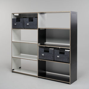 estante da linha comercial