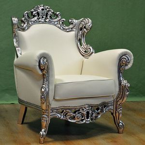 poltrona de estilo / em tecido / em couro / ergonômica