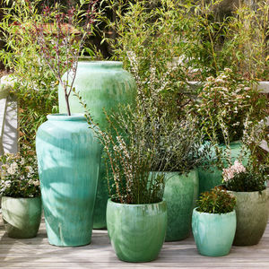 vaso de jardim em cerâmica