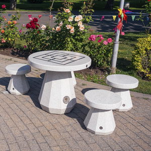 mesa de xadrez para ambiente externo