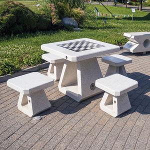 mesa de xadrez para ambiente externo
